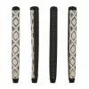 THE GRIP MASTER XOTICS SNAKE SKIN BONE/OSTICH BODY BLACK HYBRID PADDLE PUTTER GRIPS