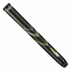 JUMBOMAX STR8 TECH TOUR NON-TAPERED SWING GRIPS - BLACK/GREEN