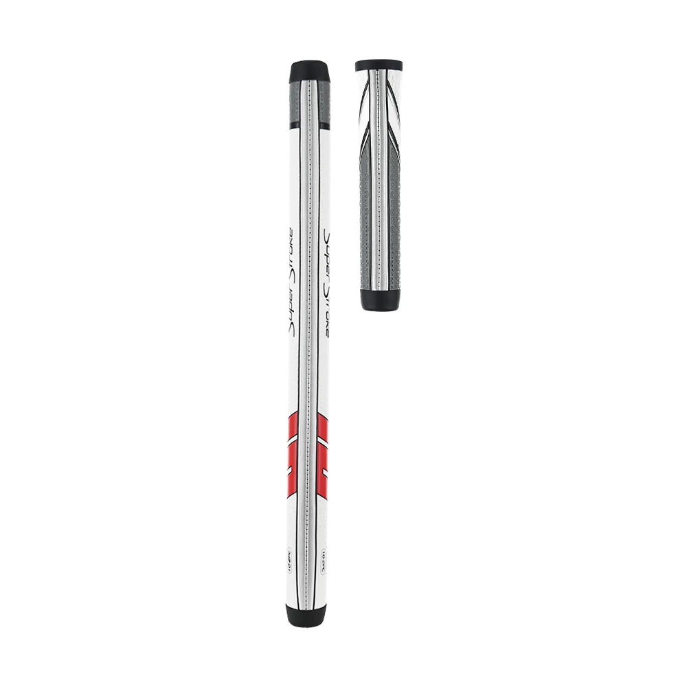 SUPERSTROKE TRAXION TOUR 1.0 2PC PUTTER GRIP - WHT/RED/GRAY - Image 3